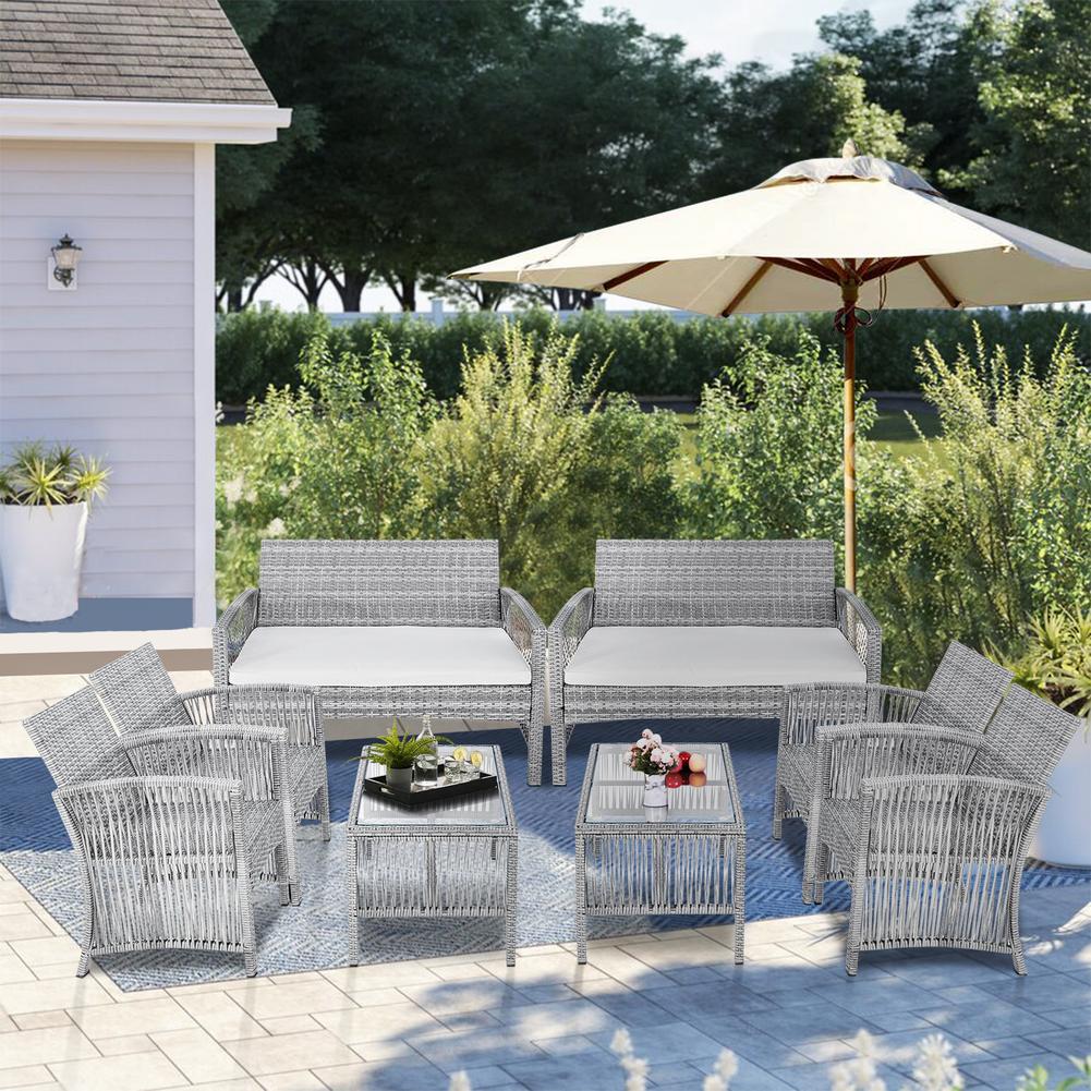 Outdoor Furniture Rattan Chair Table Terrace