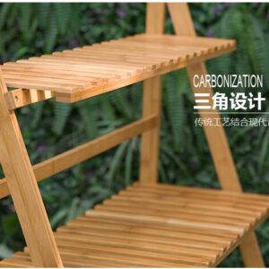 Alternative view of Eco-friendly  Bamboo Folding Pergolas two-layer