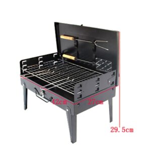 Stainless Steel BBQ Outdoor Grill Charcoal Roasting Brazier Stove Barbecue Tools For Camping 5 People Picnic