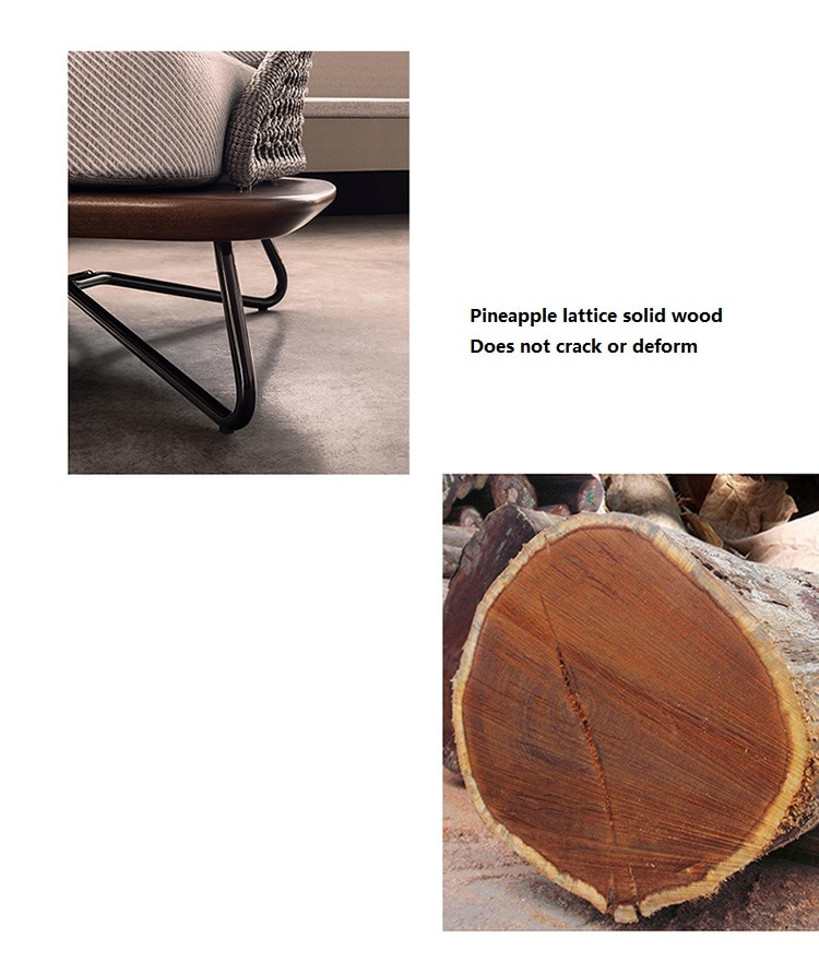 Factory Price Hotel rope dining set patio furniture - Image 5