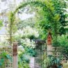 Iron Pergola Outdoor Garden Arches Metal Flower