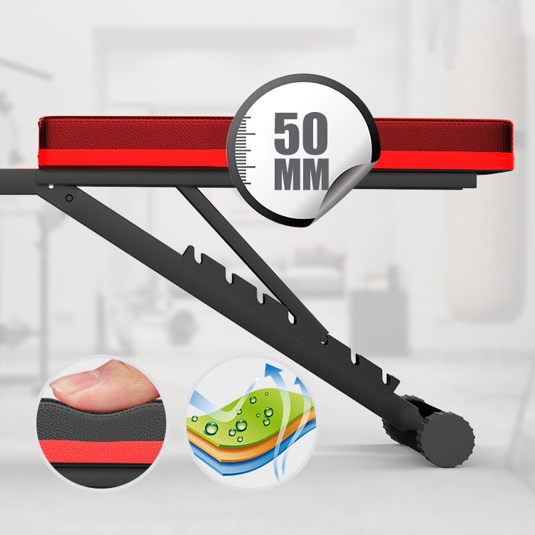 Dumbbell Stool Sit-up Fitness Equipment Household Multi-Function Auxiliary Device Sit-up Board Fitness Chair Bird Bench - Image 3