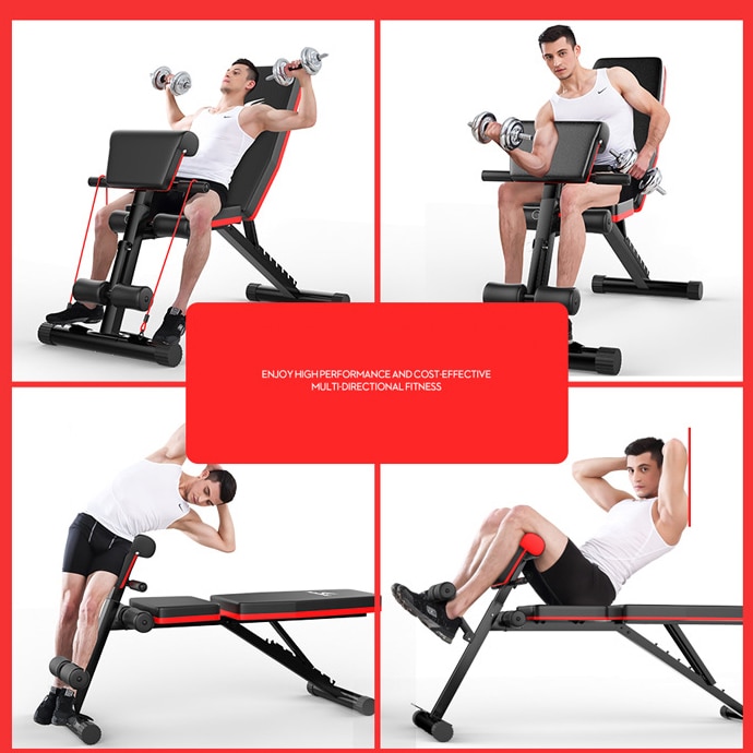 Dumbbell Stool Sit-up Fitness Equipment Household Multi-Function Auxiliary Device Sit-up Board Fitness Chair Bird Bench - Image 4