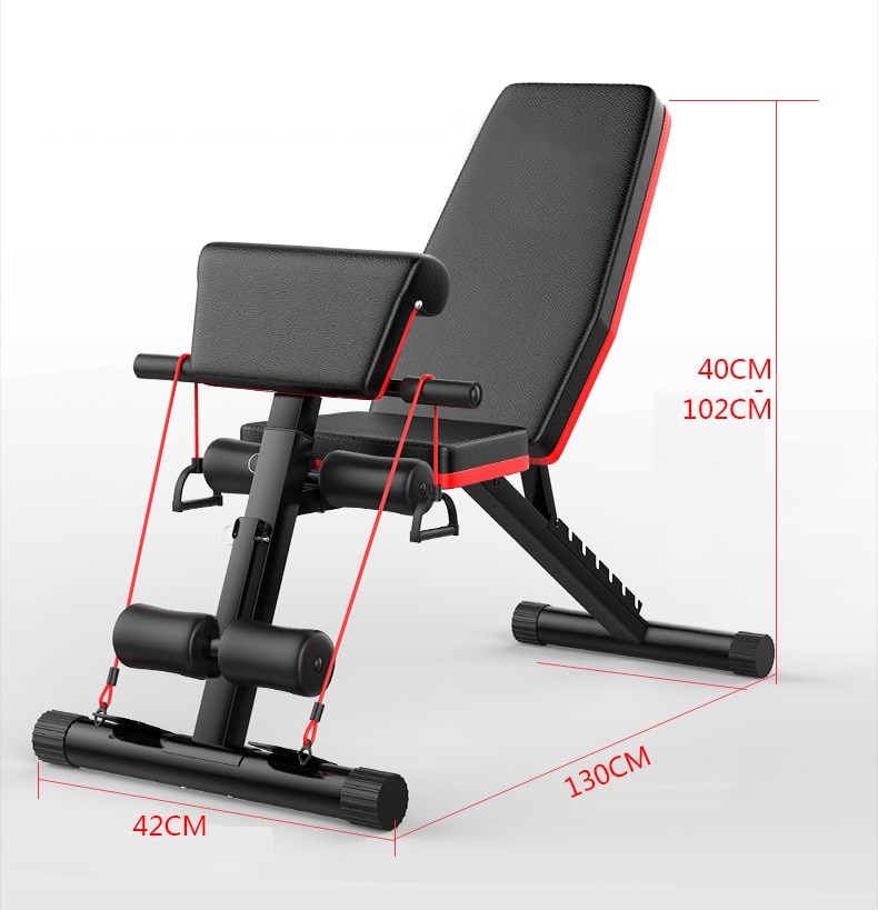 Dumbbell Stool Sit-up Fitness Equipment Household Multi-Function Auxiliary Device Sit-up Board Fitness Chair Bird Bench - Image 5