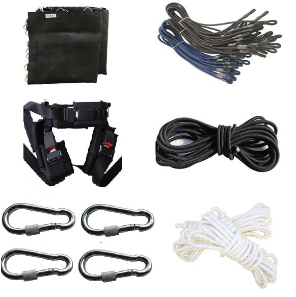 Kids Outdoor Sport Full Set Trampoline Accessories Jumping Mat Gym Equipment Bungee Workout Rope - Image 2