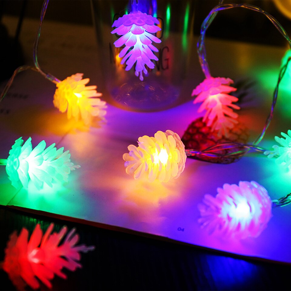 Led Fairy Garland Pine Nuts String Lights AA Battery - Image 3