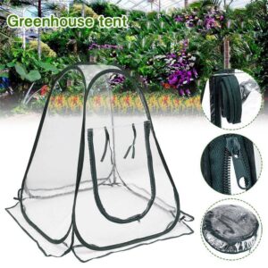 Mini Portable Plastic Greenhouse Clear Cover