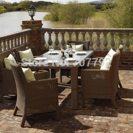 NEW!6 Seater rattan dining Garden Furniture Set
