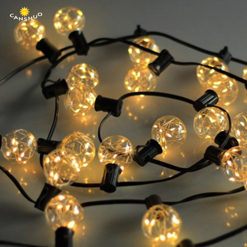 Safety 12V 25Ft G40 Globe String Lights - Image 4