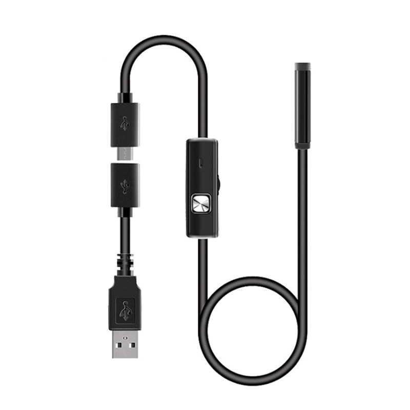7mm Micro USB Mini Endoscope Camera 1m 1.5m 2m Soft Cable IP67 Waterproof Borescope Inspection Camera for Android Smartphone PC - Image 4