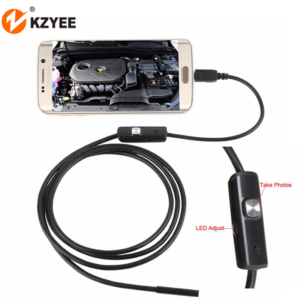 7mm Micro USB Mini Endoscope Camera 1m 1.5m 2m Soft Cable IP67 Waterproof Borescope Inspection Camera for Android Smartphone PC
