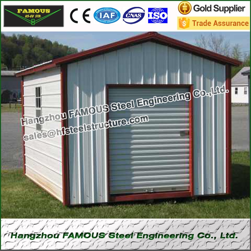 8x10 metal garden shed suitable for most construction site condition - Image 5