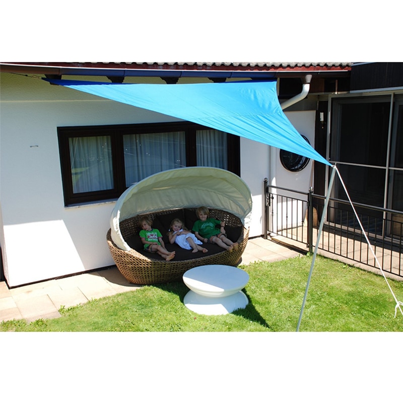 Waterproof Sun Shelter Triangle Sunshade Awning Parasol Shade Sail Shade Sail Outdoor Canopy Garden Patio Pool Shade Sail Cloth - Image 3