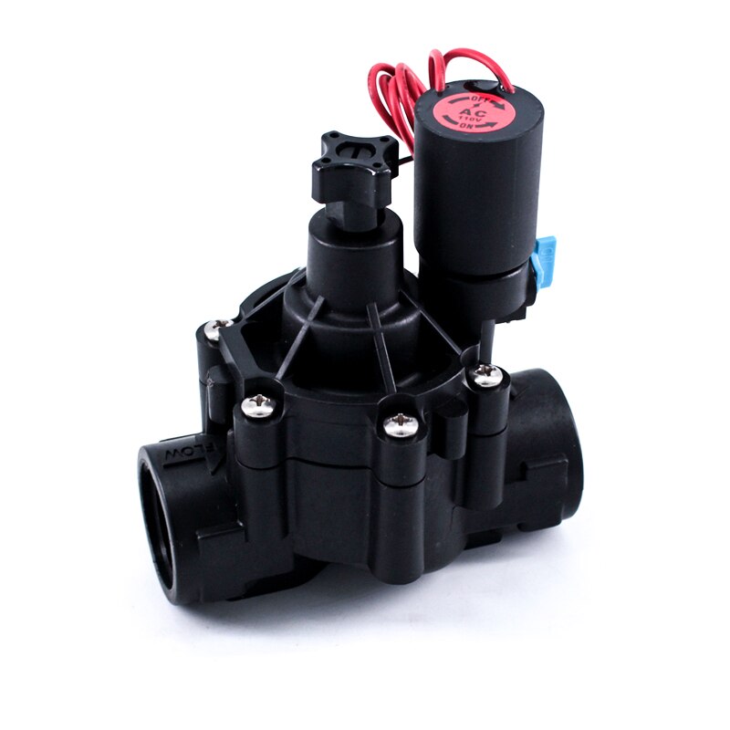 1-1/4" 1-1/2" Normally Closed Solenoid Valve With Flow Adjustment 220V 12V 24V For Farm Garden Landscape Irrigation - Image 3