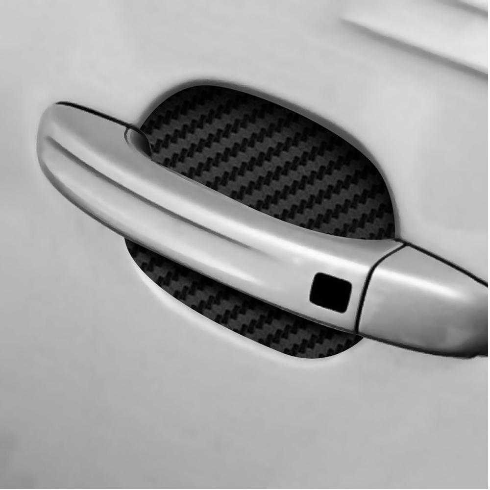 4X 3D Car Door Sticker Carbon Fiber Scratches Resistant Cover Auto Handle Protection Film Exterior Styling Accessories styling - Image 3