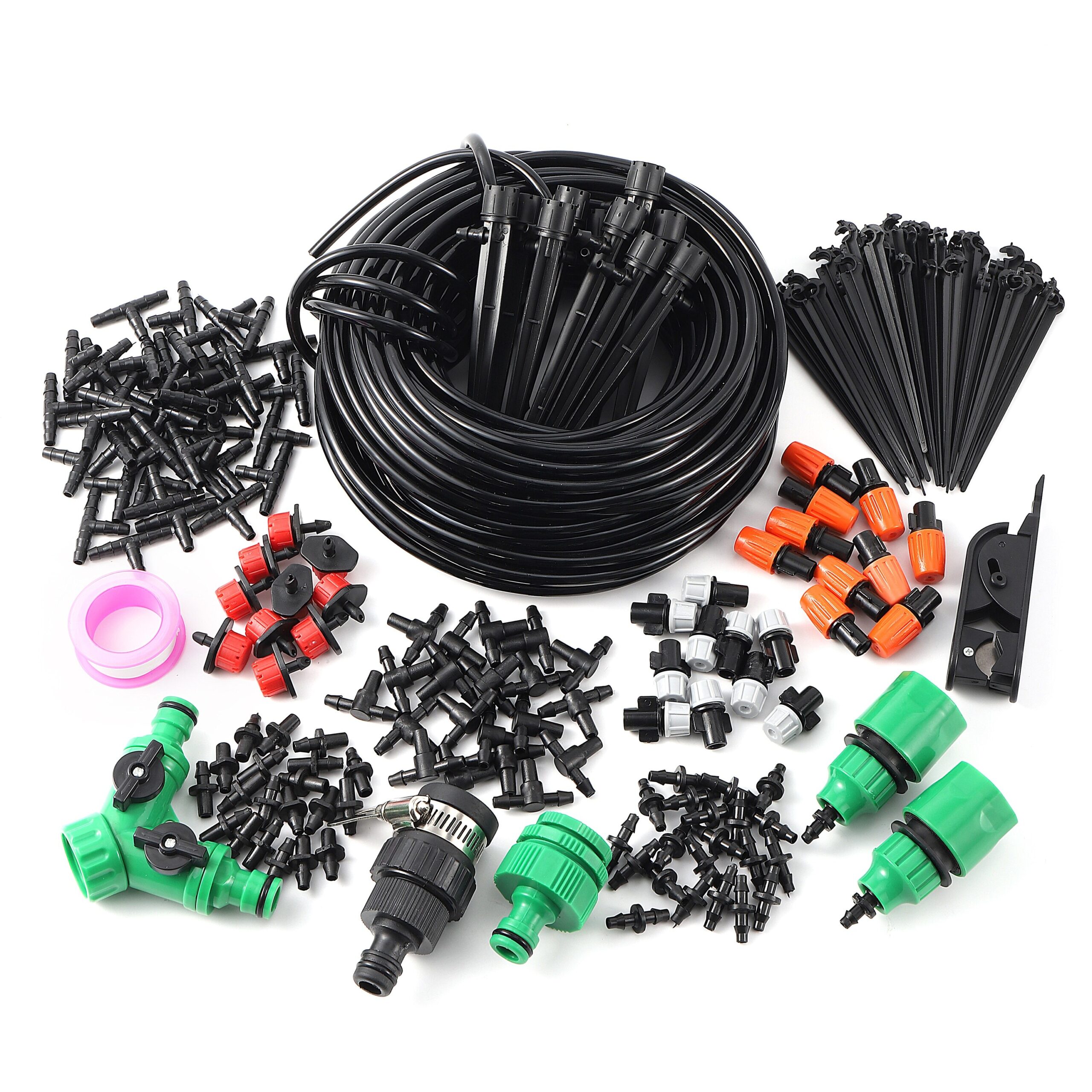 5/10/15/20/25m DIY Garden Irrigation Watering System Micro Spray System Atomized Lawn Potted Sprinkler Set - Image 2