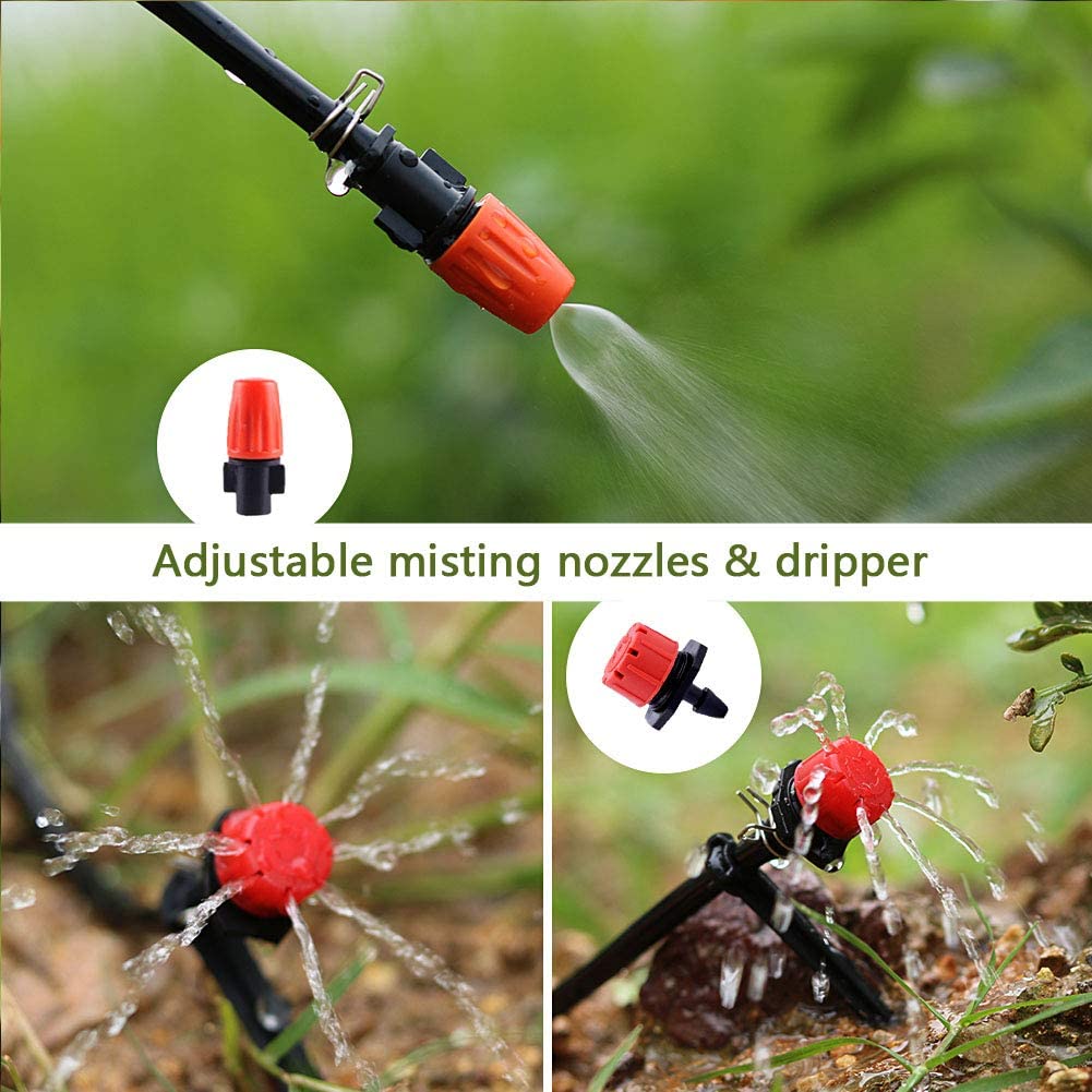 5/10/15/20/25m DIY Garden Irrigation Watering System Micro Spray System Atomized Lawn Potted Sprinkler Set - Image 5