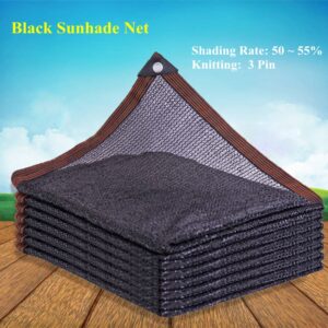 Black 3 Pin Anti-UV HDPE Shading Net Succulent Plant Sunshade Net Outdoor Swimming Pool Cover Sun Shade Net Shading Rate 50~55%