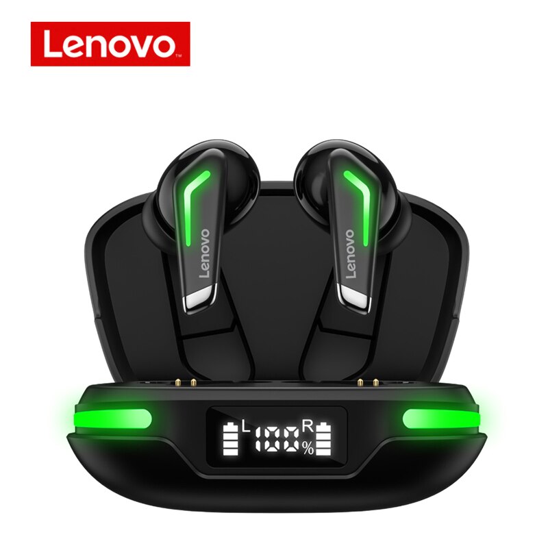 Lenovo GM3 Earphone bluetooth and digital display TWS noise reduction low delay game sports wireless headset to eliminate noise - Image 2