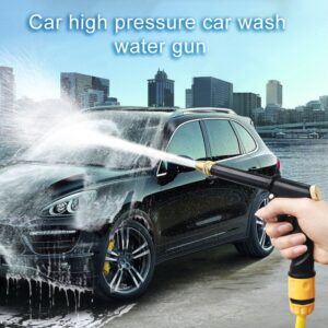 Alternative view of Portable High-pressure Water Gun For Cleaning Car Wash Machine Garden Watering Hose Nozzle Sprinkler Foam Water Gun dropship