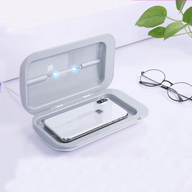 Portable UV Sterilizer Box UV Sanitizer Ultraviolet Sterilizer Facemask Disinfection Cabinet for Jewelry Watch Phone Sterilizer - Image 4